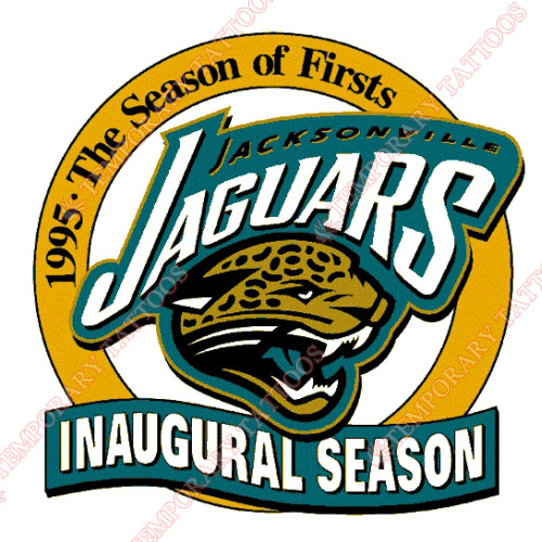 Jacksonville Jaguars Customize Temporary Tattoos Stickers NO.562